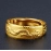 Gold 14 K Ring for Man Luxury Engraving Dragon Adjustable Ring Fashion Jewelry Male Two Color Yellow/White Gold Finger Ring Gift