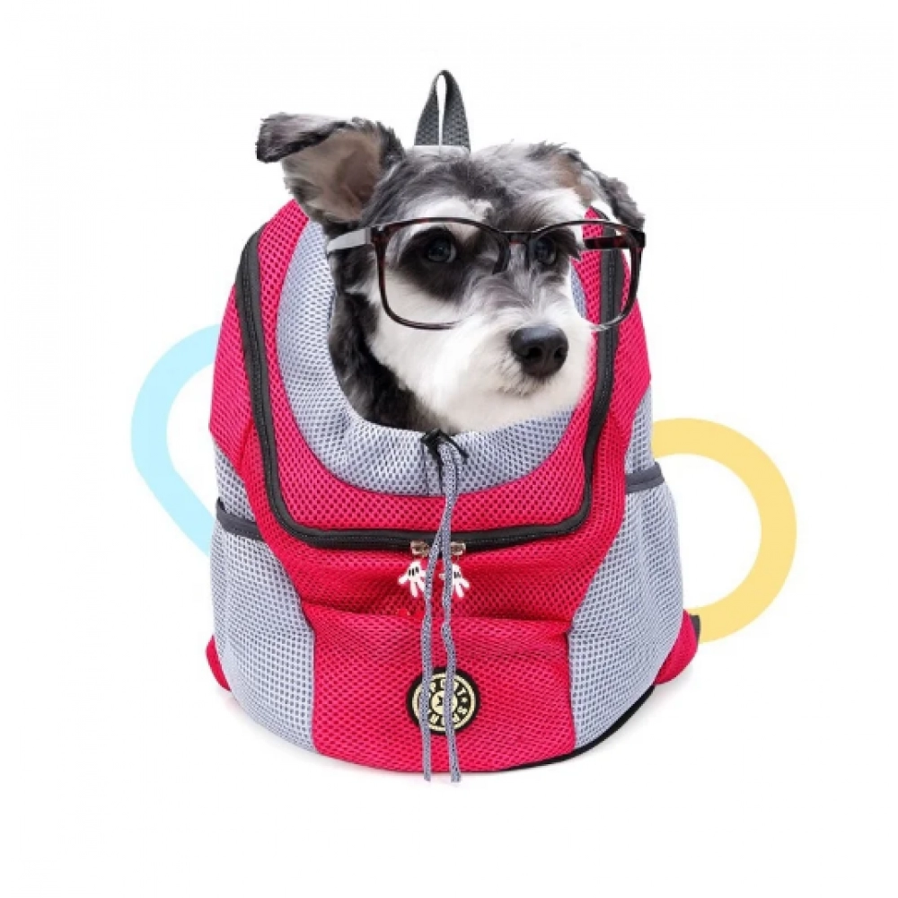 Pet Backpack Portable Portable dog Double Shoulder bag Outdoor Travel cat Carrier Bag Pet Dog Front Bag Mesh Backpack