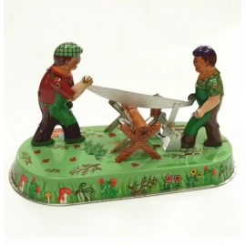 [Funny] Adult Collection Retro Wind up toy Metal T..