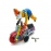 [Funny] Adult Collection Retro Wind up toy Metal Tin clown on a moroncycle show acrobatics Clockwork toy figures vintage toy